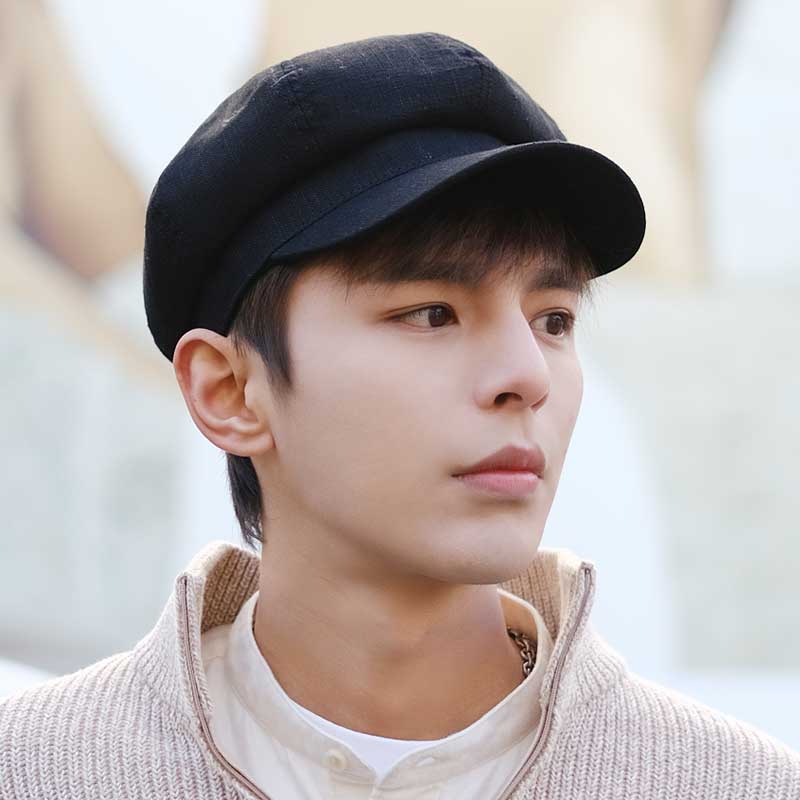 キャスケット 風合い豊かな海辺のマリナーリネンキャスケット