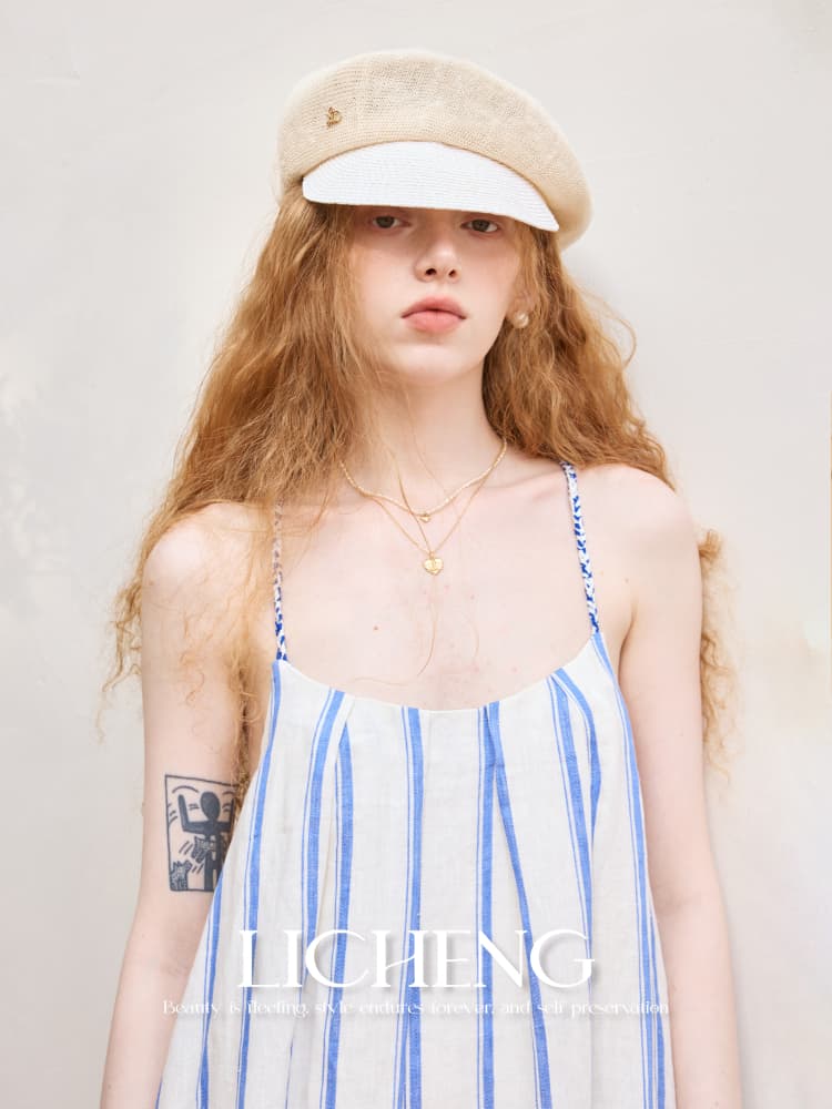 キャスケット ナチュラルツートンキャスケット