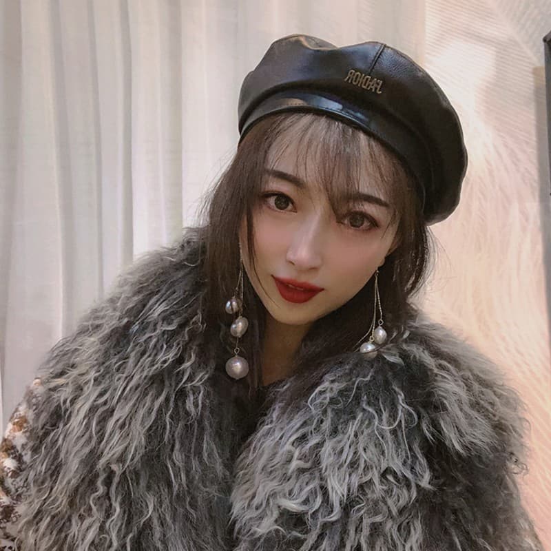 ハンドメイドレザーキャスケット