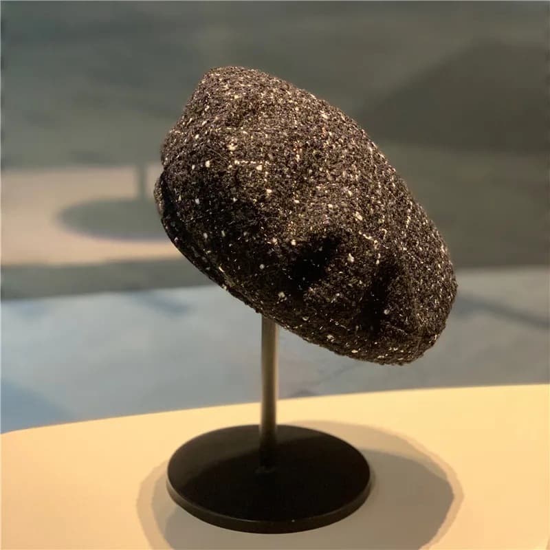 キラめきツイードキャスケット