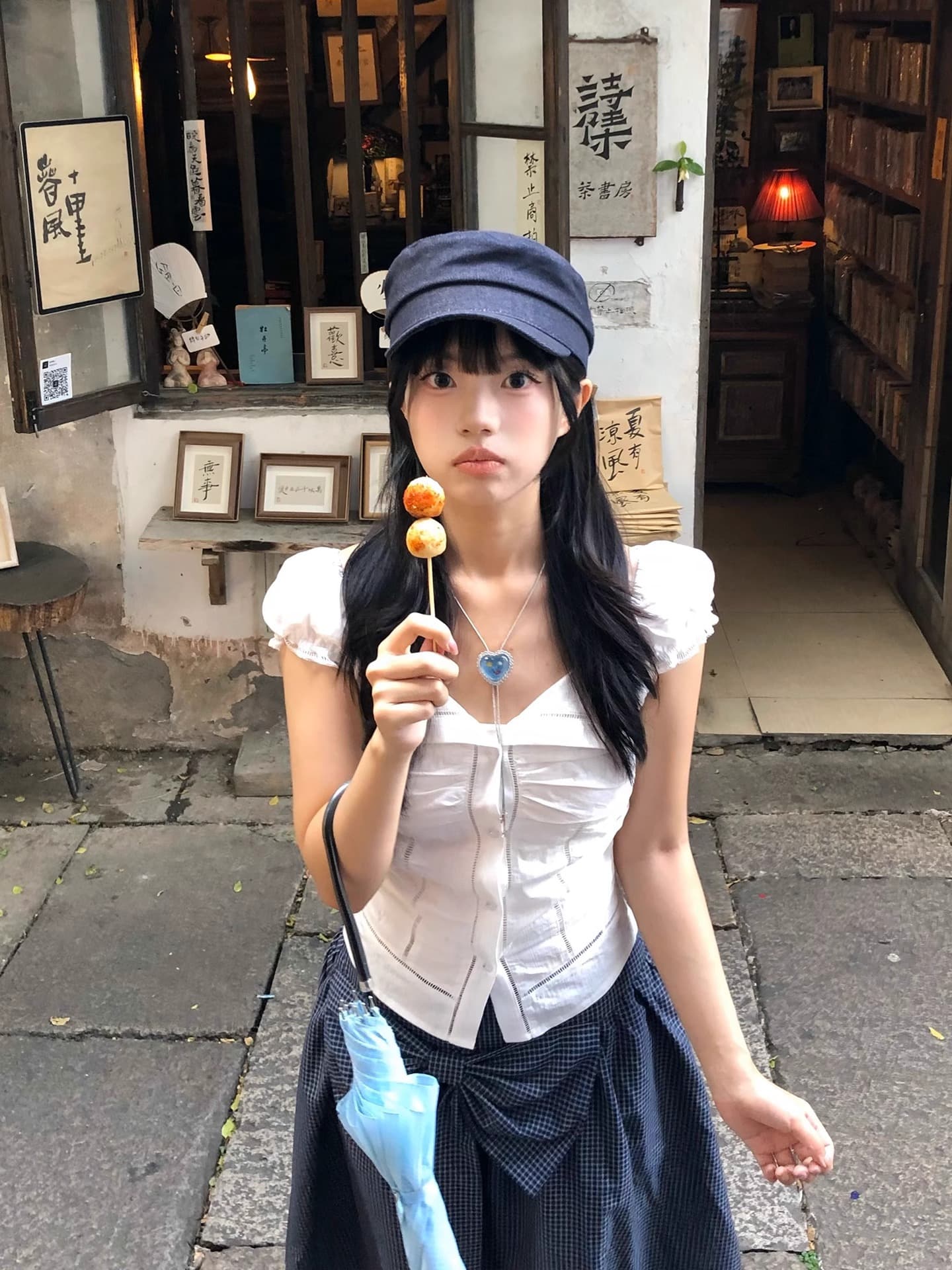 キャスケット 職人風デニムキャスケット