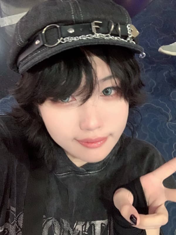 レザーベルト付き デニムキャスケット レディース 帽子