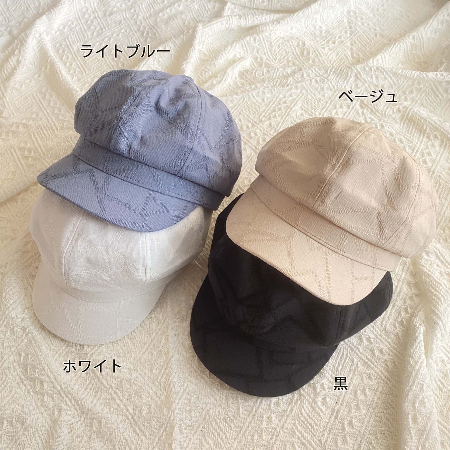 レディース キャスケット 軽量 可愛い リネン帽子 紫外線対策