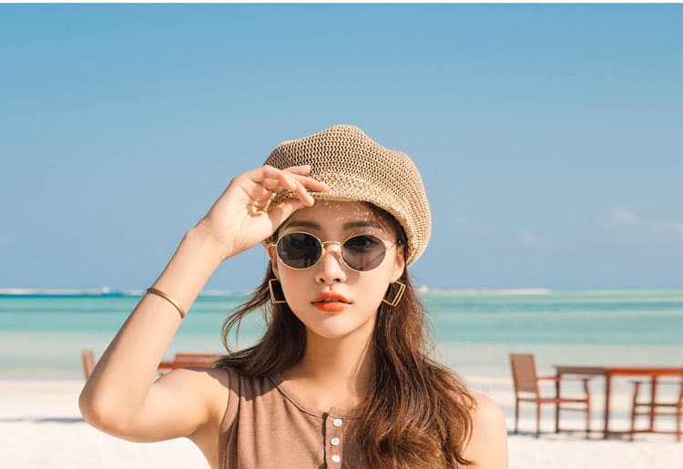 キャスケット 夏の風合い涼やかキャスケット