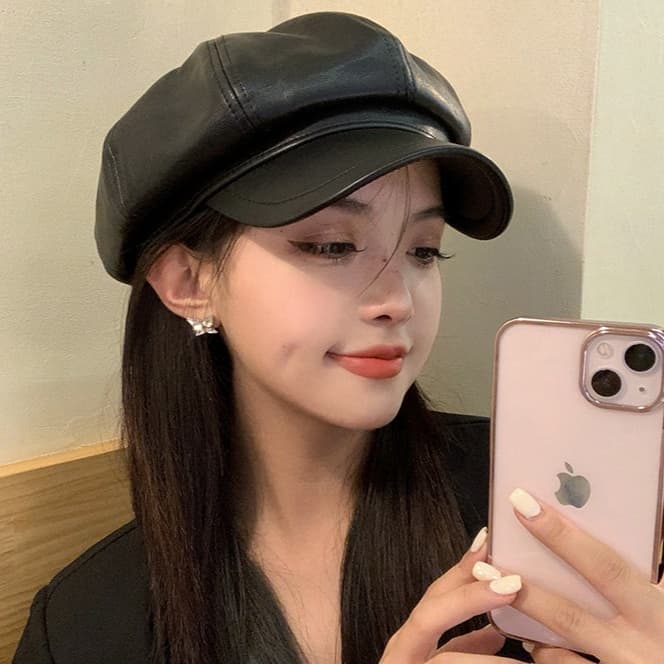 こだわり職人のレザーキャスケット