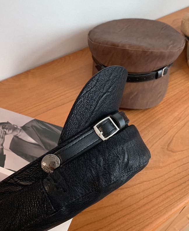 キャスケット 上質革細工 マリンキャスケット