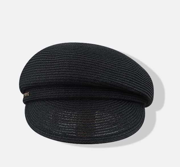 キャスケット 夏の風合い 涼やか編み模様キャスケット