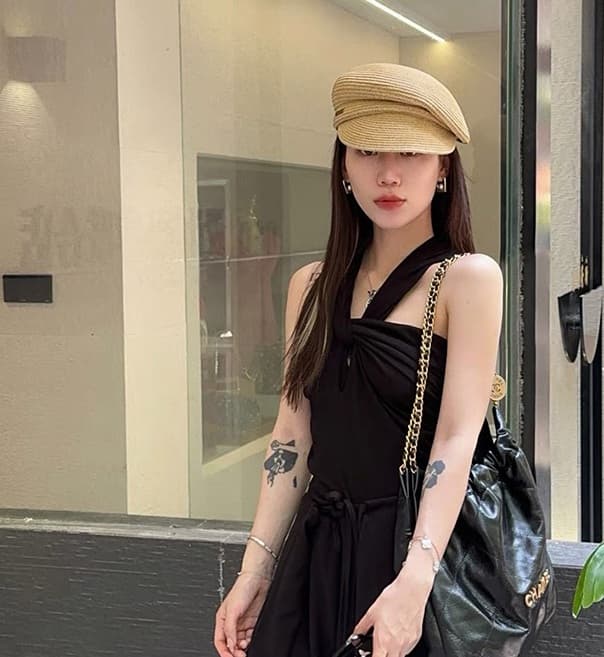 キャスケット 夏の風合い 涼やか編み模様キャスケット