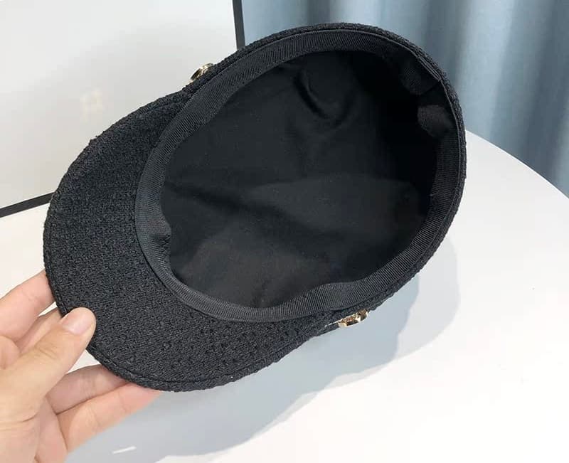 キャスケット 上質なツイード船長帽