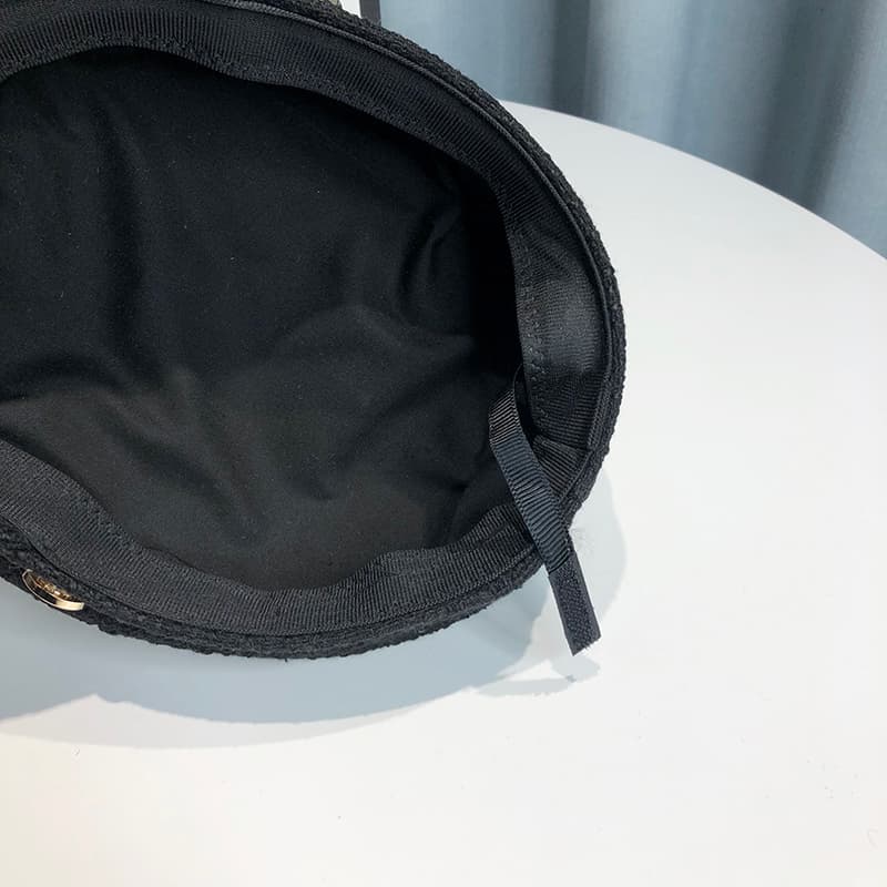 キャスケット 上質なツイード船長帽