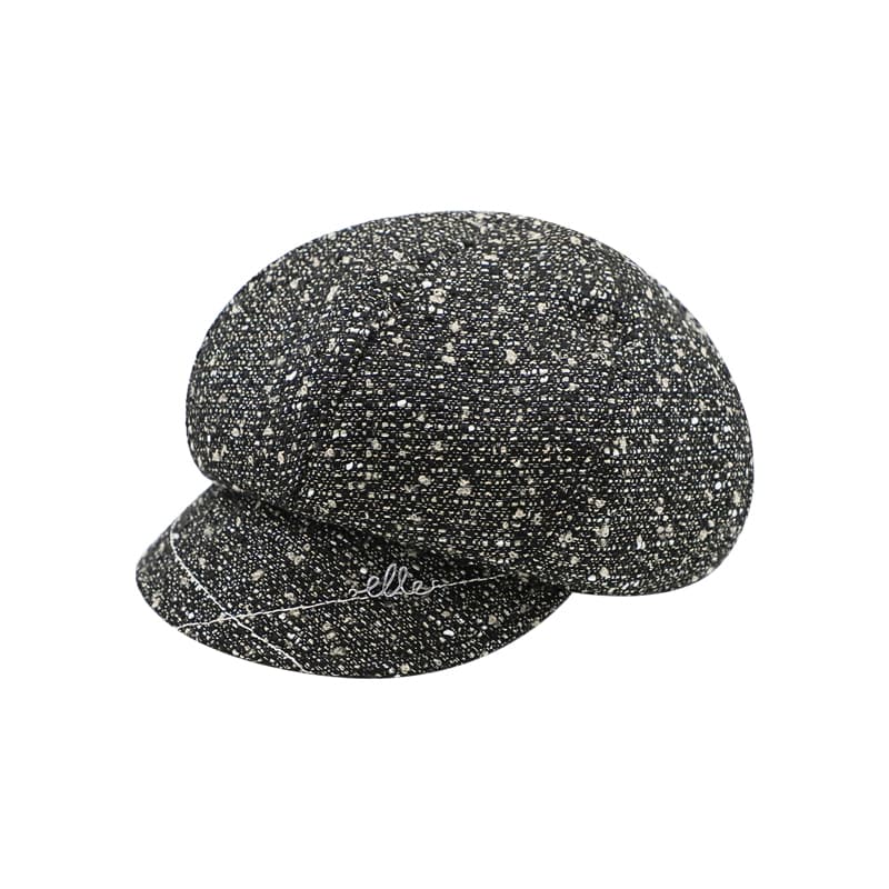 キャスケット きらめき織りの帽子