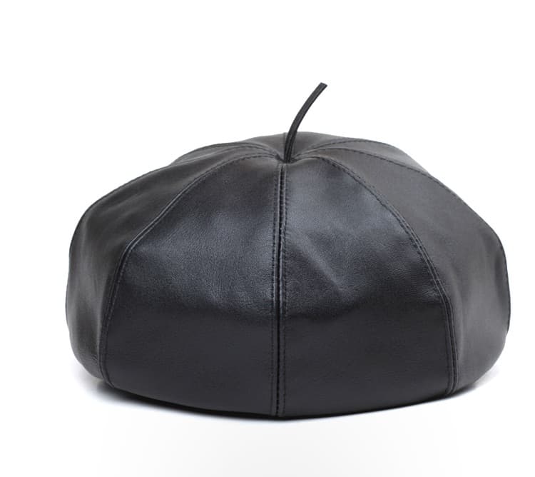 キャスケット 風格際立つ上質なる本革キャスケット