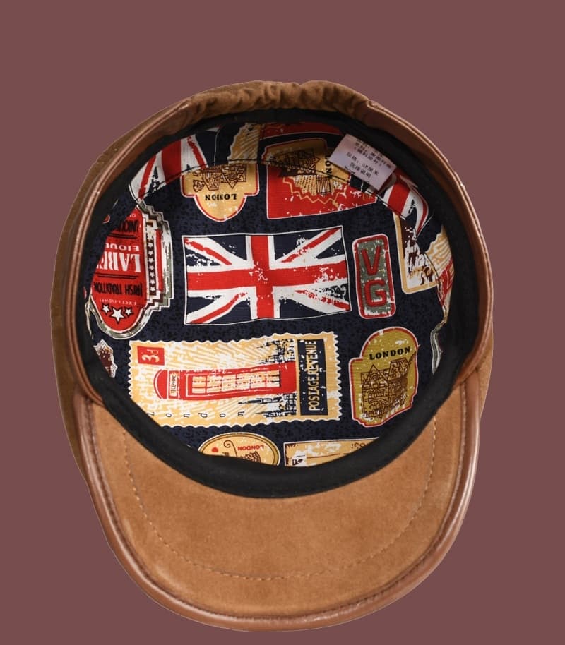 キャスケット 職人の技が光る本革キャスケット