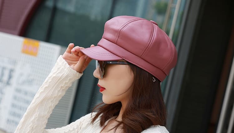 キャスケット帽 上質感漂う八角形キャスケット帽