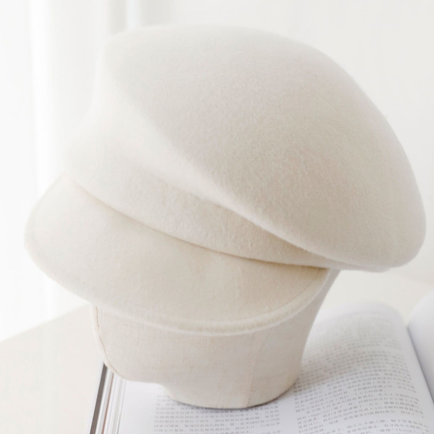 キャスケット　職人技が光る柔らか仕立てキャスケット