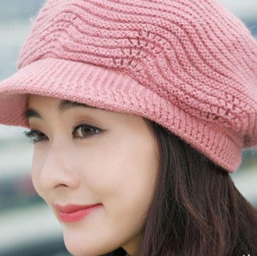 キャスケット　暖かな季節のキャスケット帽