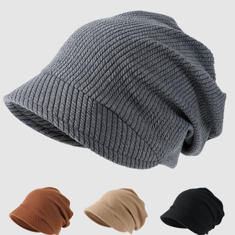 キャスケット 立体編み目キャスケットニット帽