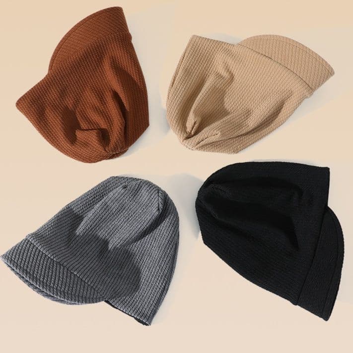 キャスケット 立体編み目キャスケットニット帽