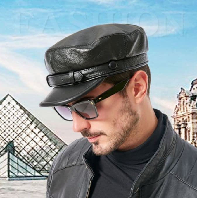 キャスケット 職人技ベルト付きキャスケット