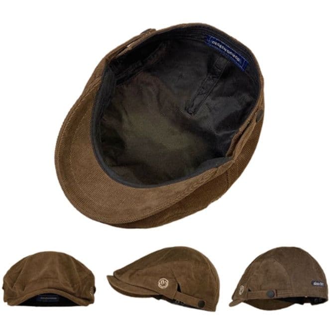 キャスケット 上質コーデュロイの職人仕立てキャスケット