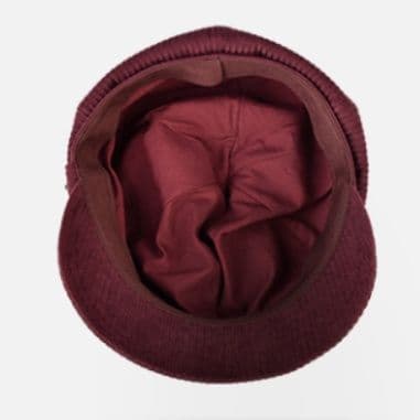 キャスケット 上質コーデュロイのキャスケット帽