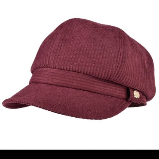 キャスケット 上質コーデュロイのキャスケット帽