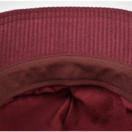 キャスケット 上質コーデュロイのキャスケット帽