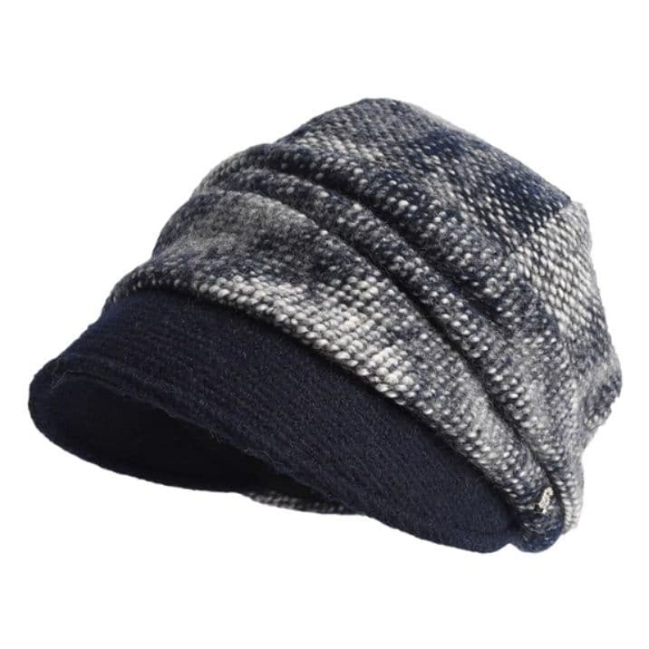 キャスケット なめらか風合い ウール混キャスケット