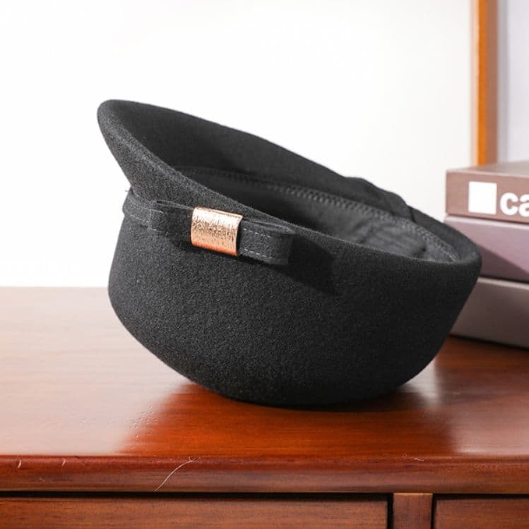 キャスケット クラシック馬蹄型ウールキャスケット