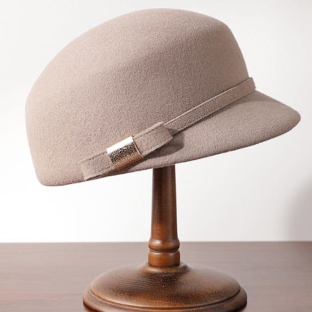 キャスケット クラシック馬蹄型ウールキャスケット