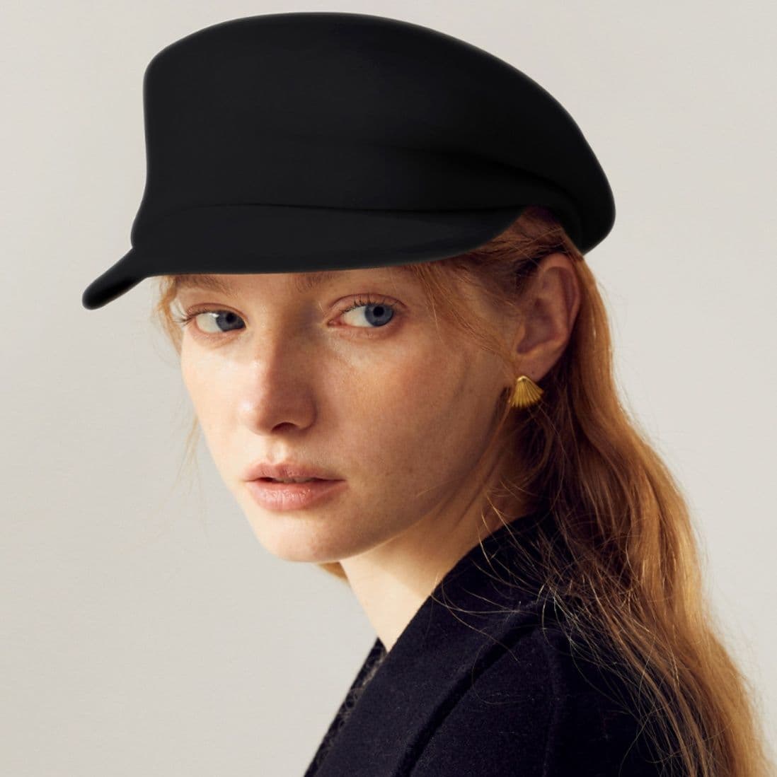 キャスケット 極上ウール柔らか仕立てキャスケット