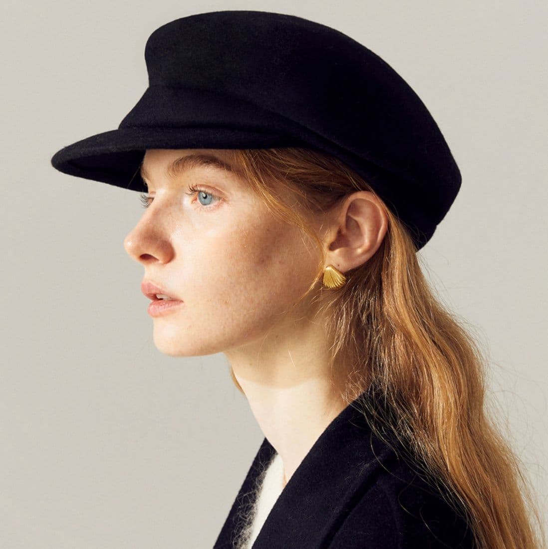 キャスケット 極上ウール柔らか仕立てキャスケット