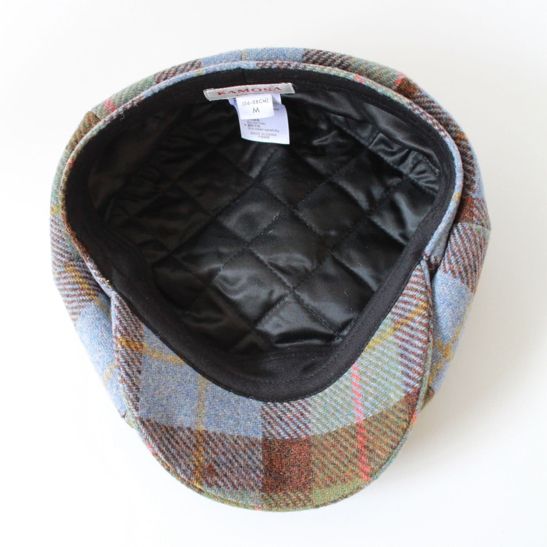 キャスケット 伝統格子模様の温もりキャスケット