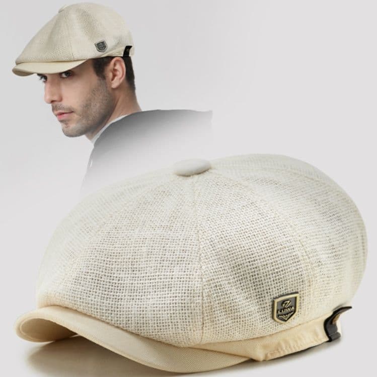 キャスケット 涼風リネンハンチング