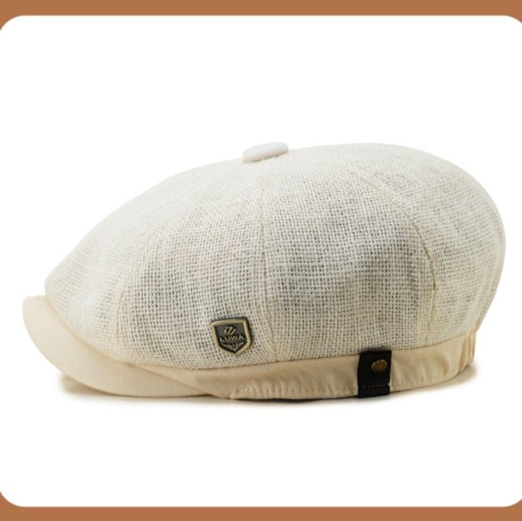 キャスケット 涼風リネンハンチング