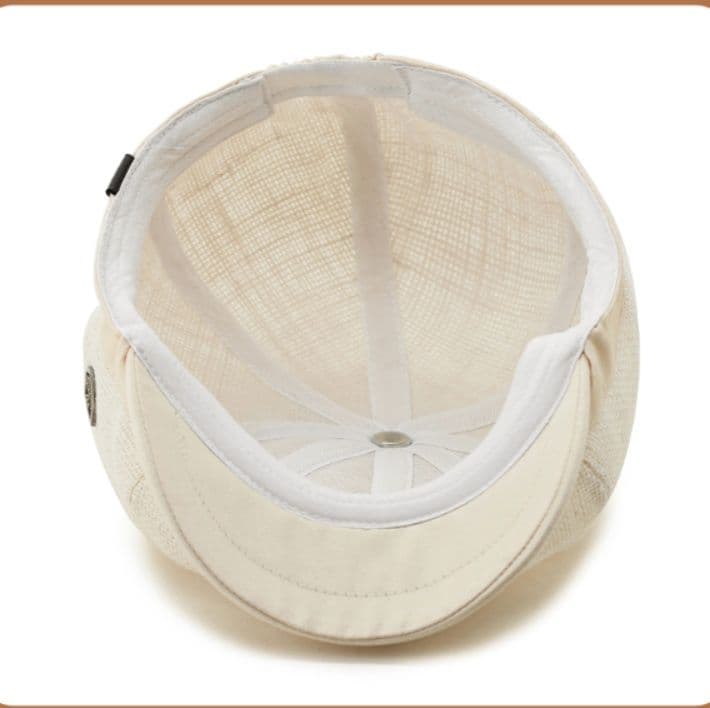 キャスケット 涼風リネンハンチング