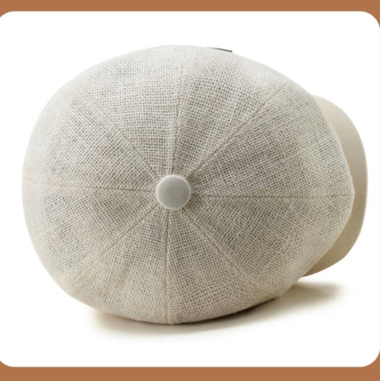 キャスケット 涼風リネンハンチング