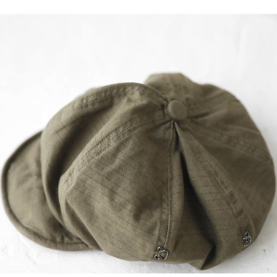 キャスケット 風合い豊かなリネンキャスケット