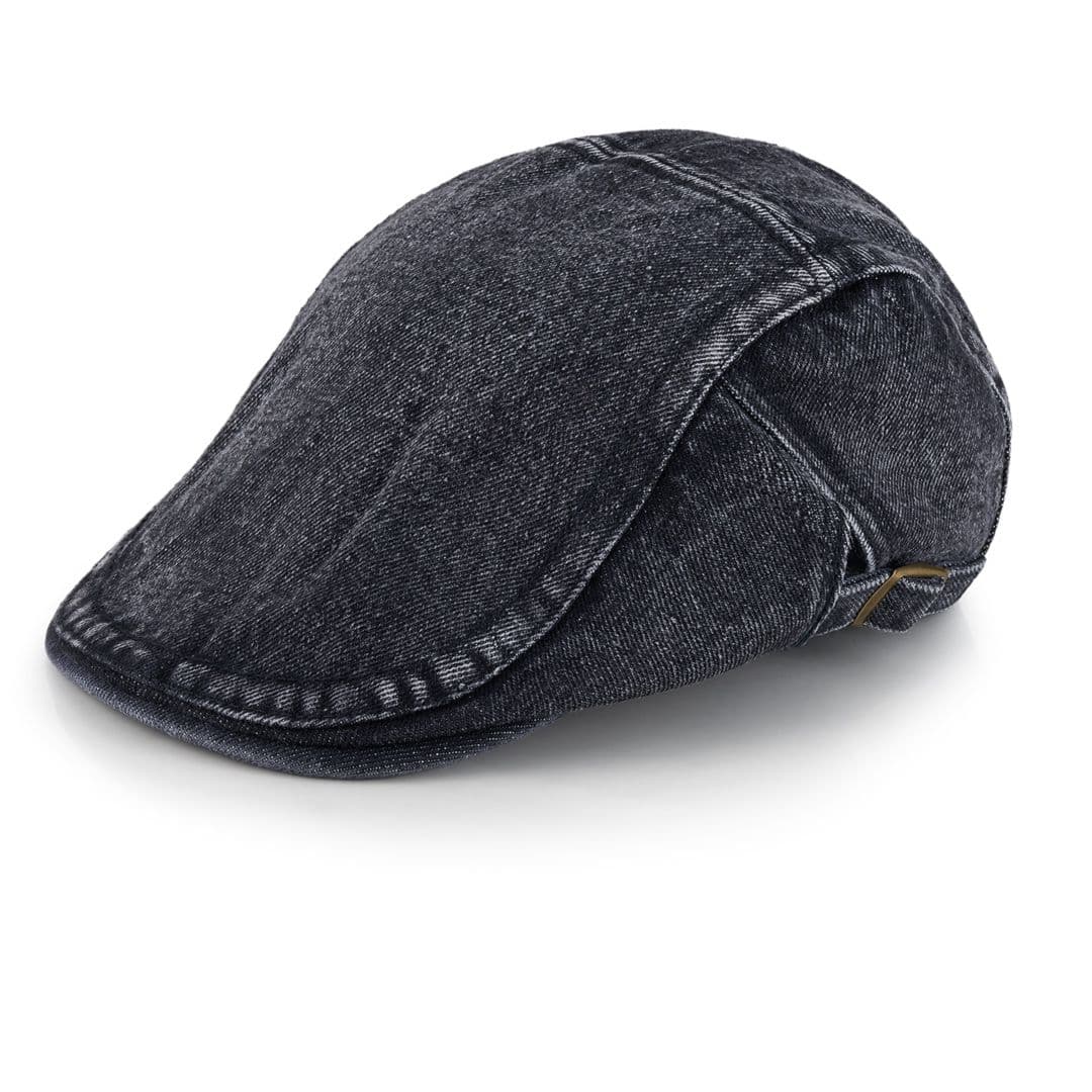 キャスケット 風合い豊かなデニムハンチング