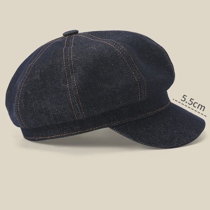 キャスケット 伝統職人仕立てデニムキャスケット