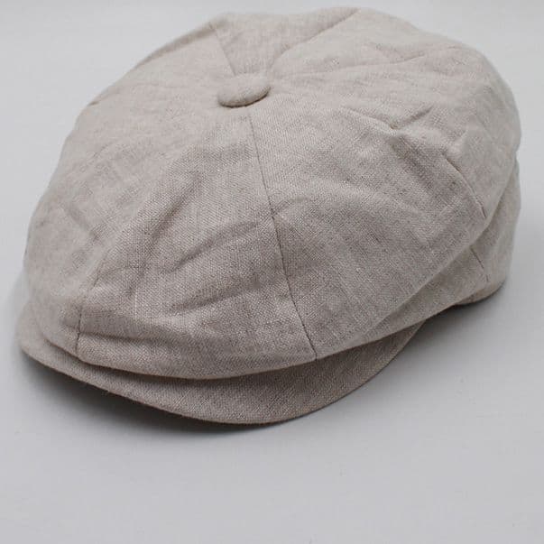 キャスケット 風薫る八枚接ぎリネンキャスケット