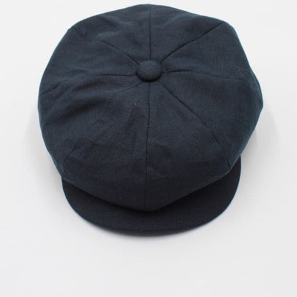 キャスケット 風薫る八枚接ぎリネンキャスケット