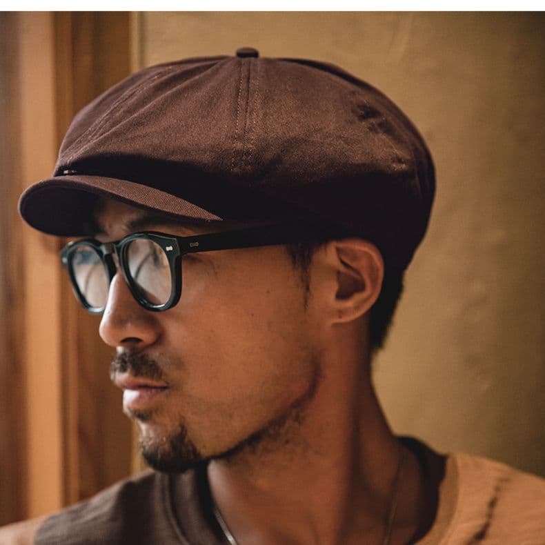 キャスケット 職人こだわり八枚接ぎハンチング帽