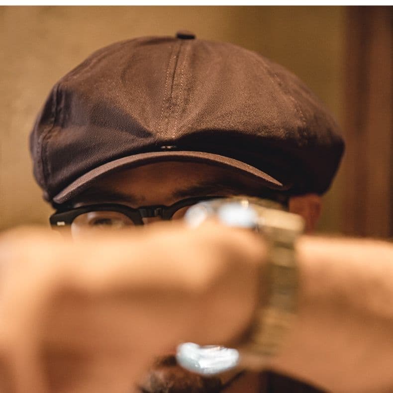 キャスケット 職人こだわり八枚接ぎハンチング帽