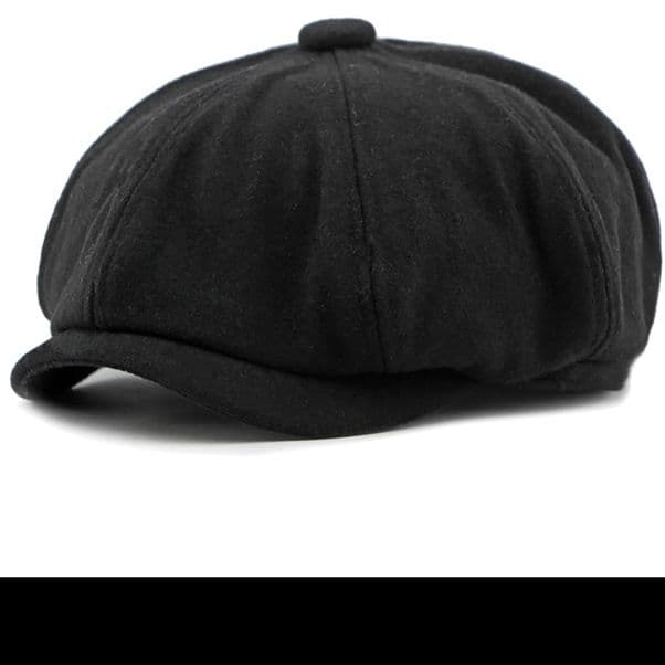 キャスケット 切り替えスエードハンチング帽