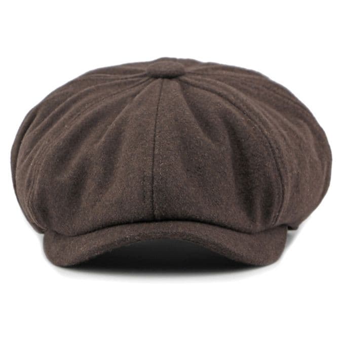 キャスケット 切り替えスエードハンチング帽