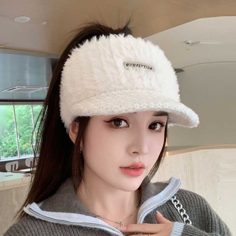 もこもこフワニットキャスケット