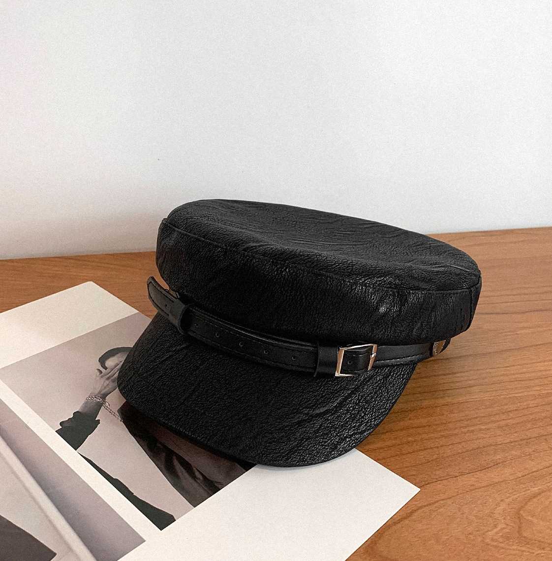 キャスケット 上質革細工 マリンキャスケット