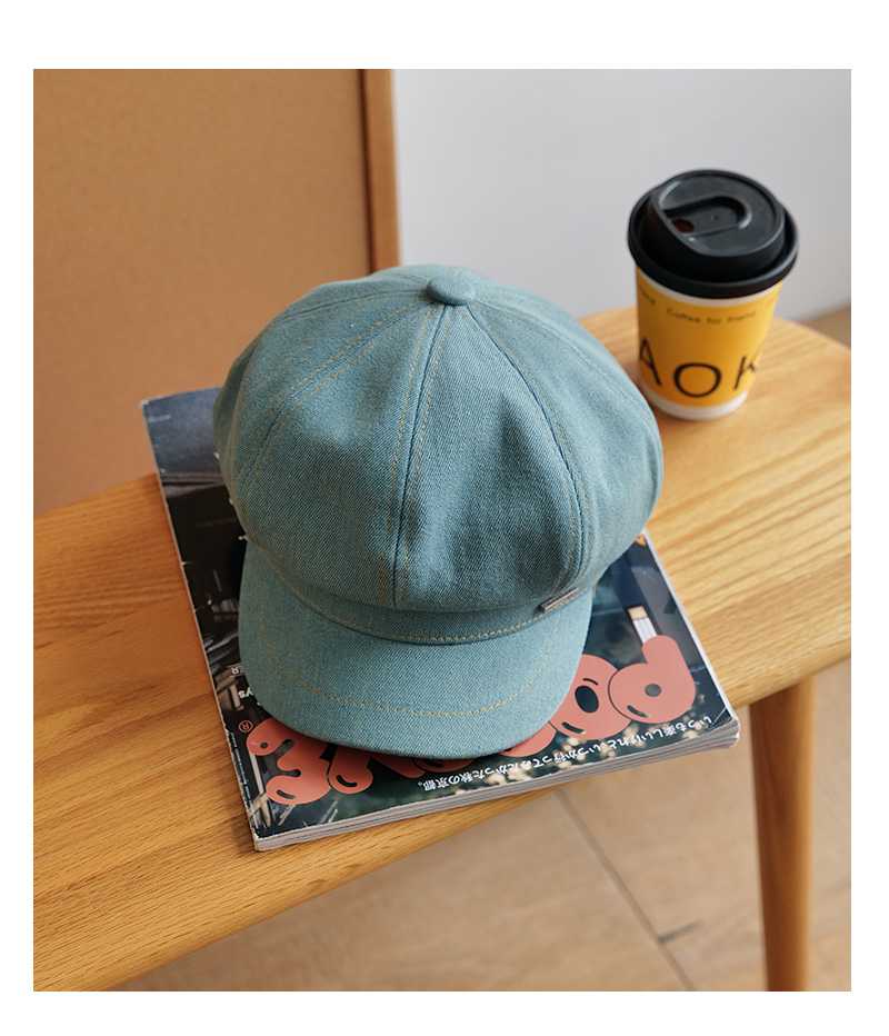 キャスケット 八枚接ぎデニムキャスケット