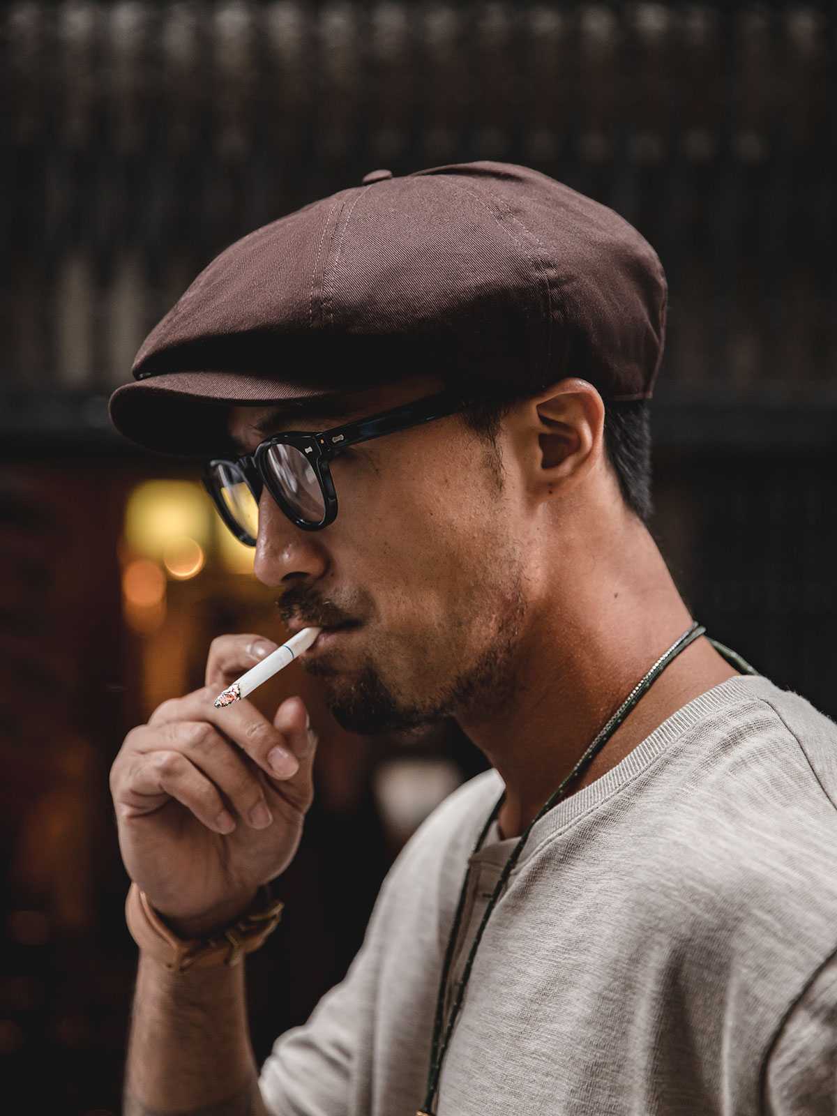 キャスケット 職人こだわり八枚接ぎハンチング帽